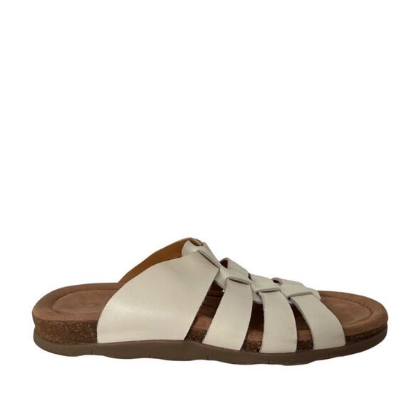 Earth Women's White Slide Sandal size 8 - Picture 2 of 9